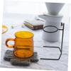 Coffee Dripper Stand Lightweight Black Stainless Steel Holder view 3