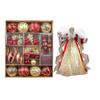 Valery Madelyn Christmas Ball Ornaments, 60ct Red and Gold Shatterproof Christmas Tree Decorations Set&Lighted Christmas Angel Tree Topper with Timer2 Items Buddle view 1