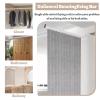 Elitix Angled Wall Closet Rod System Bracket, Adjustable Support Bracket for Wardrobe, Curtain Rod Holders for The Wall Bathroom, Need Drilling(Black,70-120cm(27"-47")) view 3