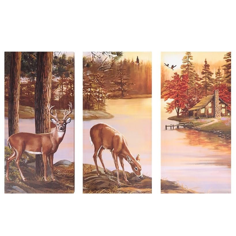 The Lakeside Collection Woodland Animal Canvas - Deer