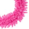 Artificial Pine Christmas Wreath - 36" - Pink - Unlit view 3
