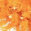Northlight Pre-Lit Artificial Pine Christmas Wreath - 24" - Orange - Clear Lights view 4