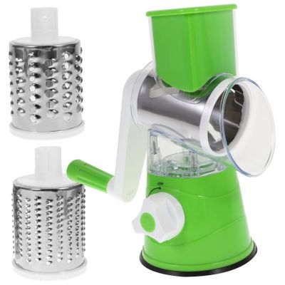 Cabilock Manual Vegetable Slicer Spiralizer Chopper Blades Potato Slicer Stainless Steel Easy Clean Safe