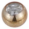 Glass Tealight Holder Golden Decorative Cup view 1