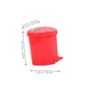 Unomor 2pcs Cute Cartoon Trash Can Desktop Garbage Bin for Kitchen Bedroom and Office Practical Waste Container for and Room Decor view 2