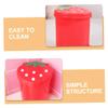 Unomor 2pcs Cute Cartoon Trash Can Desktop Garbage Bin for Kitchen Bedroom and Office Practical Waste Container for and Room Decor view 4