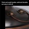 NMGMJQ Chinese Charcoal Hotpot Copper Hot Pot Thickened Pure Purple Copper Multi-Person Hot Pot Mongolian Hot Pot Cookware for Family Copper Hot Pot(30cm) view 4