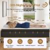 KolaDream 12 Inch Queen Hybrid Mattress,Gel Memory Foam & Pocket Springs, Plush Feel Zero Pressure, Euro Top Mattresses in a Box, 365-Night Trial, Motion Isolation, Edge Support, CertiPUR-US Certified view 3