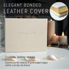 Gallery Leather Funeral Guest Book for Memorial Service and Celebration of view 3