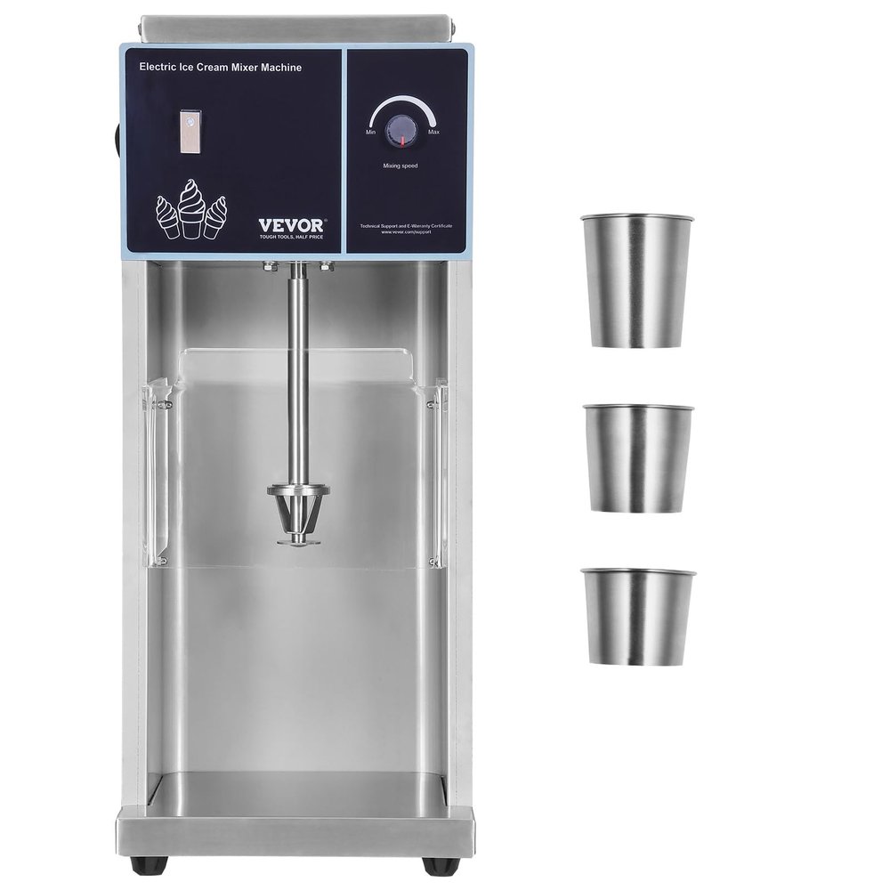 VEVOR Frozen Yogurt Blending Machine 400W, Stepless Speed AdjustmentYogurt Milkshake Ice Cream Mixing Machine 4200RPM