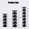 4/5/6 Tier Rotating Bookshelf Multi-Tier Floor Shelf Plenty of Storage Space Smooth Finish Suitable for Office Living Room Study(Walnut Coloured,193.8 * 46cm) view 2
