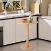YMXLTD Small Round Dining Table for 1-2, Boho Circle Dining Breakfast Table, Circular Tulip Casual Coffee Round Dining Room Table for Corner,Small Spaces,Kitchen,Apartment view 4
