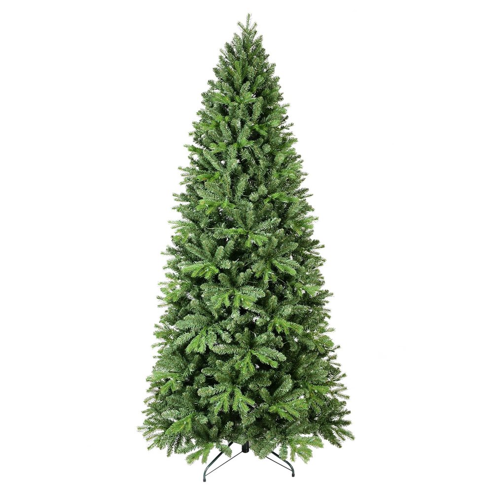 6ft Artificial Christmas Tree Green Spruce Christmas Tree with Dense 988 Branches Tips Easy to Assemble for Home Holiday Decor
