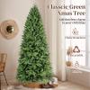 6ft Artificial Christmas Tree Green Spruce Christmas Tree with Dense 988 Branches Tips Easy to Assemble for Home Holiday Decor view 2