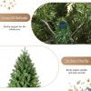 6ft Artificial Christmas Tree Green Spruce Christmas Tree with Dense 988 Branches Tips Easy to Assemble for Home Holiday Decor view 4
