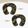 HJKTVDRQ Dragon Scale Print Memory Foam Cervical Neck Pillow,Versatile U-Shaped Pillows for Home,Office,Camping,Travelling view 3