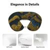 HJKTVDRQ Dragon Scale Print Memory Foam Cervical Neck Pillow,Versatile U-Shaped Pillows for Home,Office,Camping,Travelling view 4