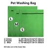 SagaSave Pet Laundry Bag Heavy-Duty Polyester with Smooth Zipper, Durable and Washer-Safe for Pet Clothes and Accessories (Purple, Large) view 2