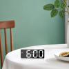 Smart Digital Alarm Clocks for Bedrooms, Big Display Plug in Simple Basic Digital Clock, LED Screen, Snooze, Dimmable, Temperature, Date, Small Electronic Desk Clock for Kitchen Office view 2