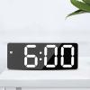 Smart Digital Alarm Clocks for Bedrooms, Big Display Plug in Simple Basic Digital Clock, LED Screen, Snooze, Dimmable, Temperature, Date, Small Electronic Desk Clock for Kitchen Office view 3