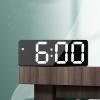 Smart Digital Alarm Clocks for Bedrooms, Big Display Plug in Simple Basic Digital Clock, LED Screen, Snooze, Dimmable, Temperature, Date, Small Electronic Desk Clock for Kitchen Office view 4