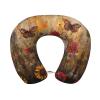HJKTVDRQ Sugar Skulls Butterfly Print Memory Foam Cervical Neck Pillow,Versatile U-Shaped Pillows for Home,Office,Camping,Travelling view 1