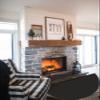 63x37 Extra Large Half Round Fireproof Fireplace Mat Hearth Rug Non-Slip - Flame Resistant Floor Covering Pad - Fire Retardant Fiberglass Carpet view 3