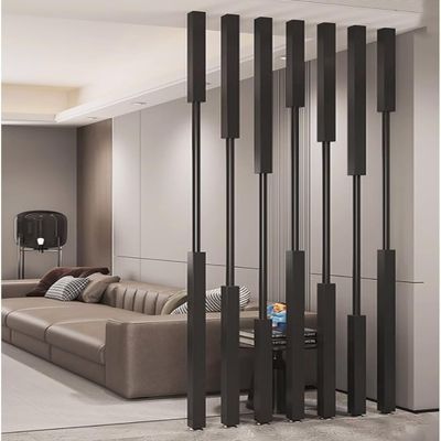 Room Divider Columns Living Room 7pcs Room Separation Deviders Post/Privacy Screens Column 70 90 110 130 150 170 Cm, Bathroom Daycare Studio Apartment Wall Partition Curtain/Partitions Rooms, Easy to