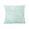 Home Soft Things Damask 4 Piece Bedspread Set, Scalloped Edge Reversible Coverlet Comforter Prewashed Bedding Set, Matelasse Embossed Floral Solid Pattern, Blue, Queen (90" x 90") view 4