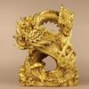 Pure Copper Zodiac Dragon Statue Seenwork Auspicious Dragon Decoration Auspicious Beast Living Room Store Decoration Gift view 2