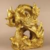 Pure Copper Zodiac Dragon Statue Seenwork Auspicious Dragon Decoration Auspicious Beast Living Room Store Decoration Gift view 3