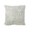 Home Soft Things Damask 4 Piece Bedspread Set, Scalloped Edge Reversible Coverlet Comforter Prewashed Bedding Set, Matelasse Embossed Floral Solid Pattern, Antique White, Queen (90" x 90") view 4