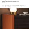 Bedside Table, Modern Nightstand with Dual Drawers Multi-Function Storage Bedside Table for Bedroom Office Living Room(Orange,48 * 40 * 48cm) view 3