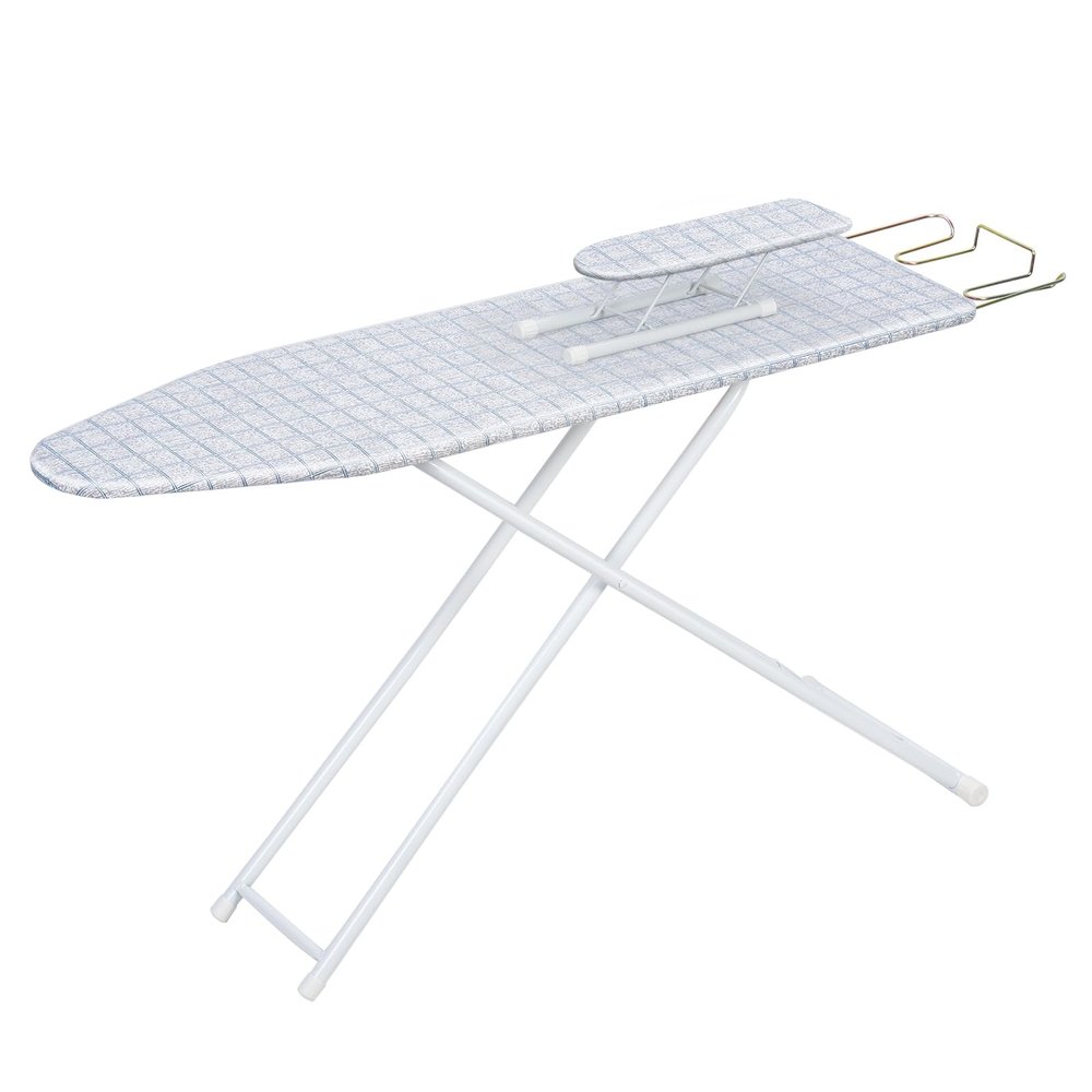 Worparsen 42 inch Ironing Boards, Full-Size Foldable Ironing Board,Space Saver Ironing Board, Adjustable Height 4-Leg Fold-Up Ironing Boards Lightweight and Easy Storage Ironing Board from USA Blue