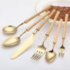 Silver Silverware Set With Wood Handle,Mirror 36 Piece Stainless Steel Cutlery Flatware Set,Dinnerware Kitchen Utensil Sets for 6,Tableware Knifes Spoons Forks Set for Family Wedding Restaurant Hotel view 1