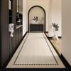2ft3inx4ft Non Slip Hallway Runner Rug with Rubber Backing Soft Fuzzy Washable Low-Pile Carpet, Non-Shedding Stain Resistant Kitchen Mat for Laundry Living Room view 1
