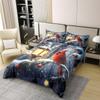 Xmas Cardinals 100% Nature Cotton Bedding Set (No Filler) Twin Size Cartoon Bird Duvet Cover with 1 Pillow Sham Merry Christmas Comforter Cover Set 2 Pcs view 3