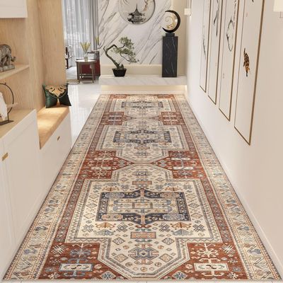 2ft3inx8ft Low-Pile Non-Shedding Washable Runner Rug with Rubber Backing,Ultra Soft Non-Slip Hallway Kitchen Runner Rug Floor Carpet for Bedroom Bathroom Laundry Living Room
