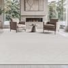 Beverly Rug Micro Loop Area Rug White 8x10 Modern Luxury Soft Boho Geometric Durable Indoor Area Rugs for Living Dining Room Office Stain Resistant Non Shedding Casual Indoor Carpet White 8 x 10 view 1