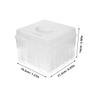HOMSFOU Photo Organizer Box Transparent Storage Case for Pictures Cards and Accessories Stackable Design for Easy Organization and Access view 2