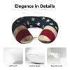 SamLng U.S. Flag Memory Foam Travel Pillow - Neck Support for Airplane, Car, Home Office - Ideal for Work, Driving and Leisure view 4