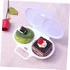PRETYZOOM Shaped Microwave Set Baking Gadgets Kit w Omelet Cooker Fried Box Potato Rack Bacon Grill White Easy to Clean Store view 3