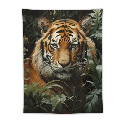 JTMVNKG Jungle Tiger Tapestry Wall Hanging 30 X 40 in Decorates Tapestrys for Living Room Aesthetic Wall Hanging Wall Decor Tapestries for Dorm Room Personalized Wall Blanket