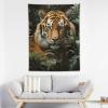JTMVNKG Jungle Tiger Tapestry Wall Hanging 30 X 40 in Decorates Tapestrys for Living Room Aesthetic Wall Hanging Wall Decor Tapestries for Dorm Room Personalized Wall Blanket view 3