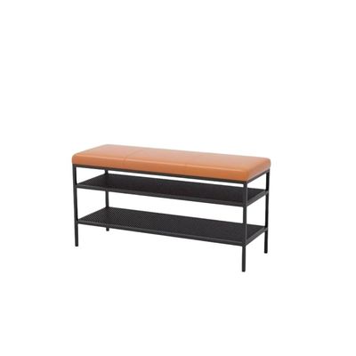 DIEYPOL Footboard Bench Shoe Changing Stool, Shoe Wearing Stool, Fabric Sofa Stool, Porch Entrance Shoe Stool