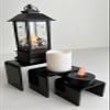 Acrylic Display Risers 3Piece Small Riser Set (523, 623.5, 724) Clear 1/8" Acrylic Stands for Jewelry, Mini Collectibles, Retail Displays, Craft Shows (Black) view 4