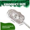 XJKLBYQ Led Module Lights|LED Module, Waterproof 5led Inflatable Light Strip, Plastic Small LED Light with Cable for Yard Holiday Inflatables, Christmas Blowups view 2