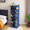 Anwick Revolving 24 Pairs Shoe Rack Storage Organizer,6-Tier Spinning Shoe Rack Tower,Rotating Lazy Susan Shoe Rack for Living Room Entryway Doorway Bedroom (Blue, 6 Tier) view 4