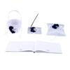 FELTECHELECTR Wedding Supplies Set Ring Pillow 20x20cm Flower Basket Notebook Pen Holder Bridal Flowers view 1