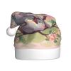 YaWea Koala Bear print Christmas Santa Hat, Funny Christmas Hats for Adults Velvet Christmas Party Favors Hats view 1